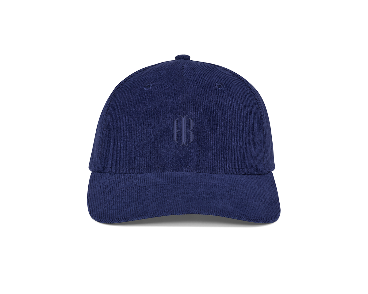 The Corduroy Hat: Navy with Navy HB Icon