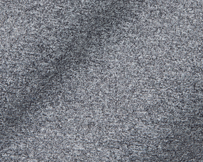 Close-up of The Westland Boys Quarter-Zip: Charcoal, highlighting its grey knitted texture with interlocking loops, showcasing the soft, versatile fabric design.