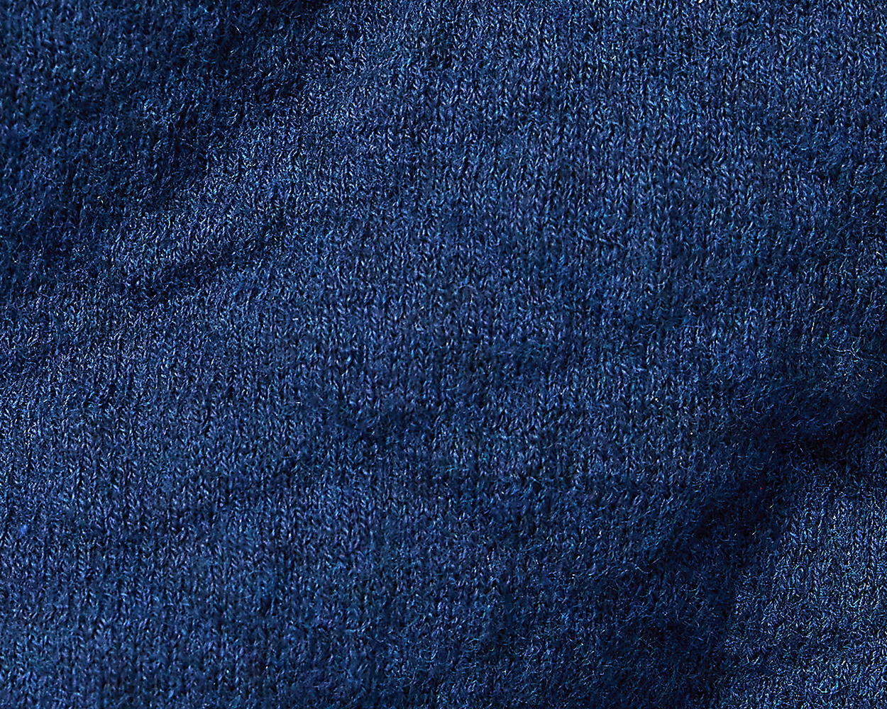 Holderness & Bourne Boy's Navy Blue Hoodie Sweater close up of fabric