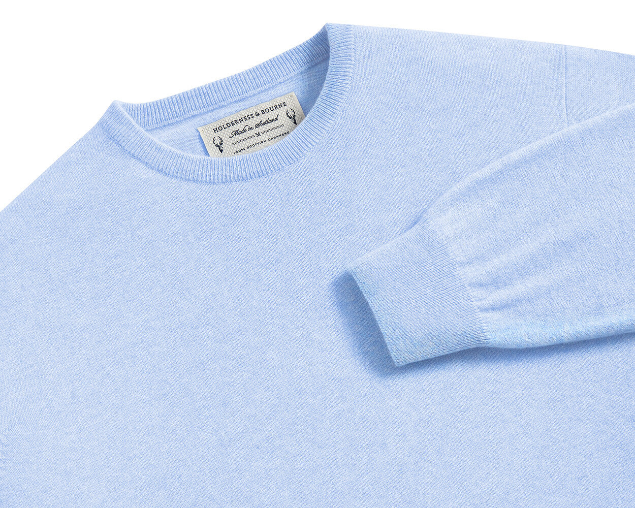 Holderness & Bourne Light Blue Crewneck Sweater 