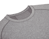 The Pickett Performance T-Shirt in heathered gray features a crew neck, raglan seams, and moisture-wicking AIRATION® fabric for gym-to-everyday comfort.