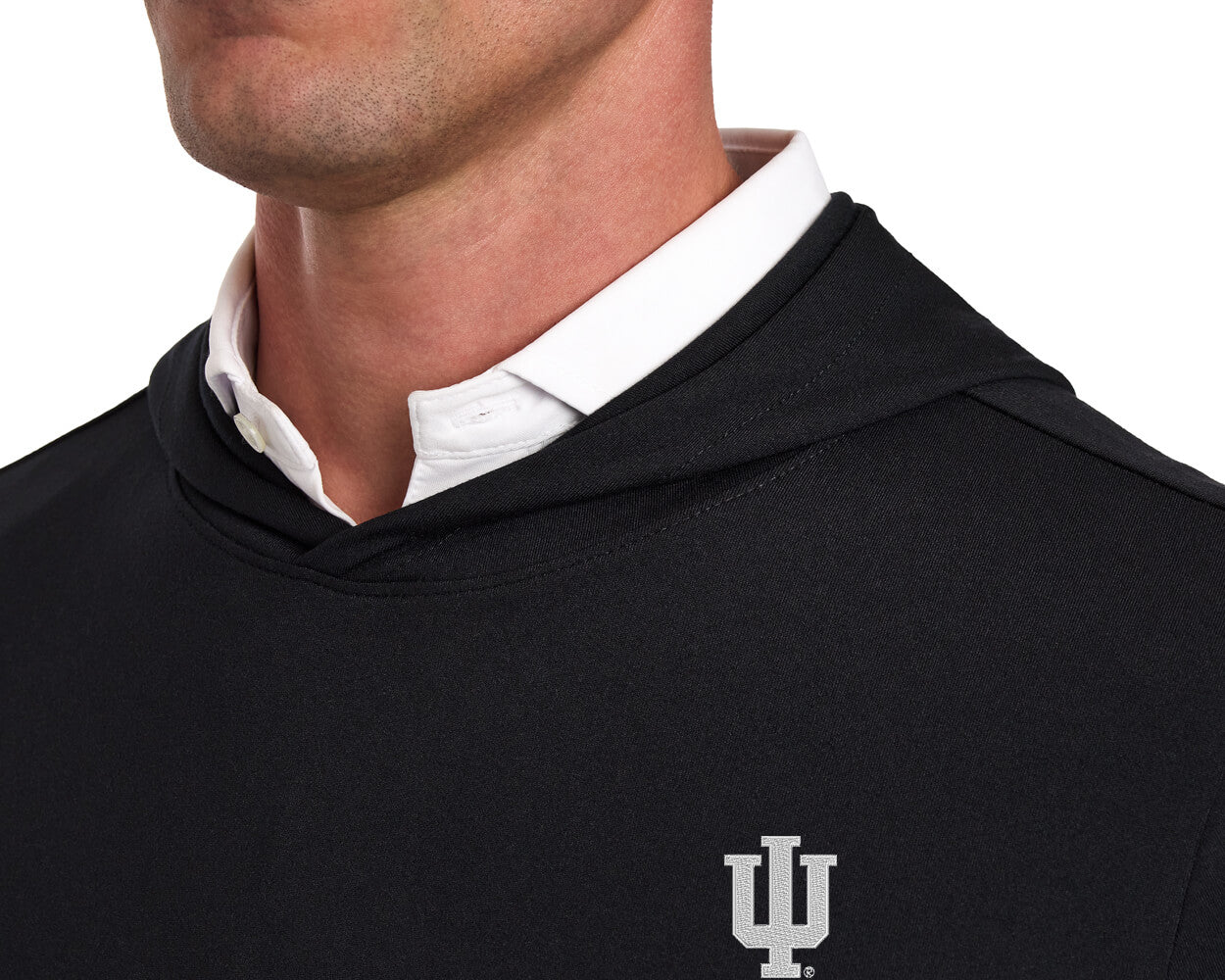 Indiana University Jackson Hoodie: Black
