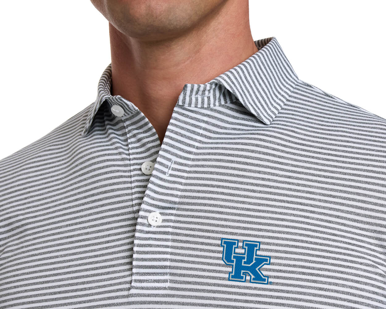 University of Kentucky Maxwell Shirt: Gray & White