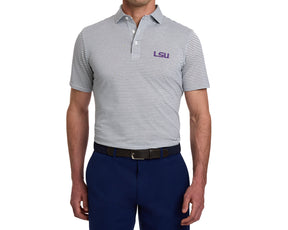 Louisiana State University Maxwell Shirt: Gray & White