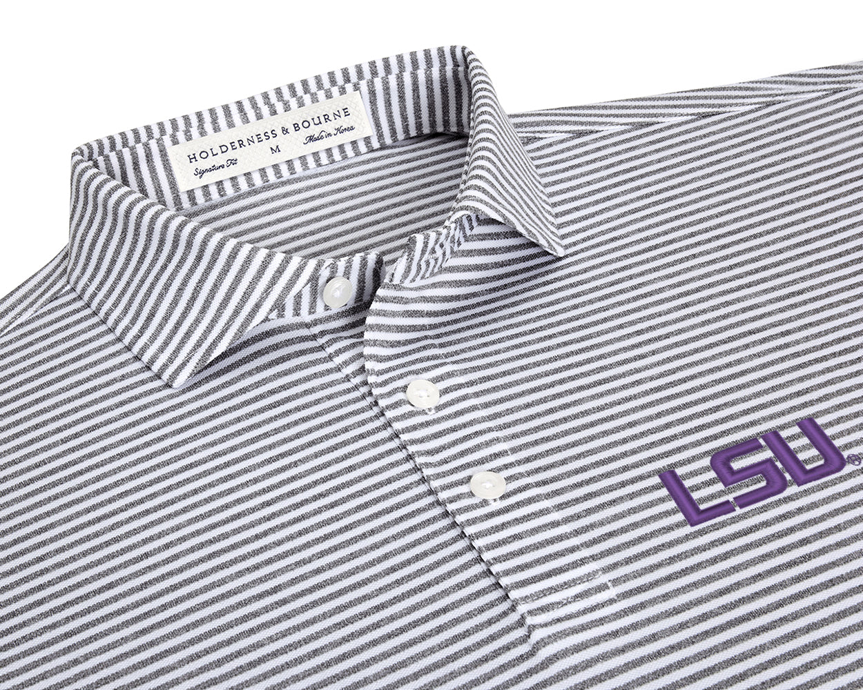 Louisiana State University Maxwell Shirt: Gray & White