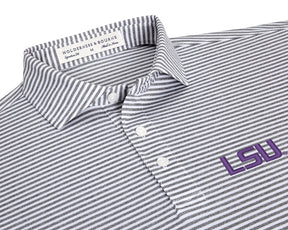 Louisiana State University Maxwell Shirt: Gray & White