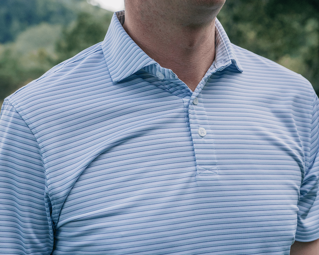 The Latham Shirt: Vista Blue & Pacific Blue