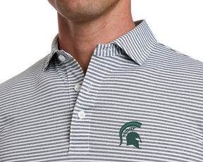 Michigan State University Maxwell Shirt: Gray & White