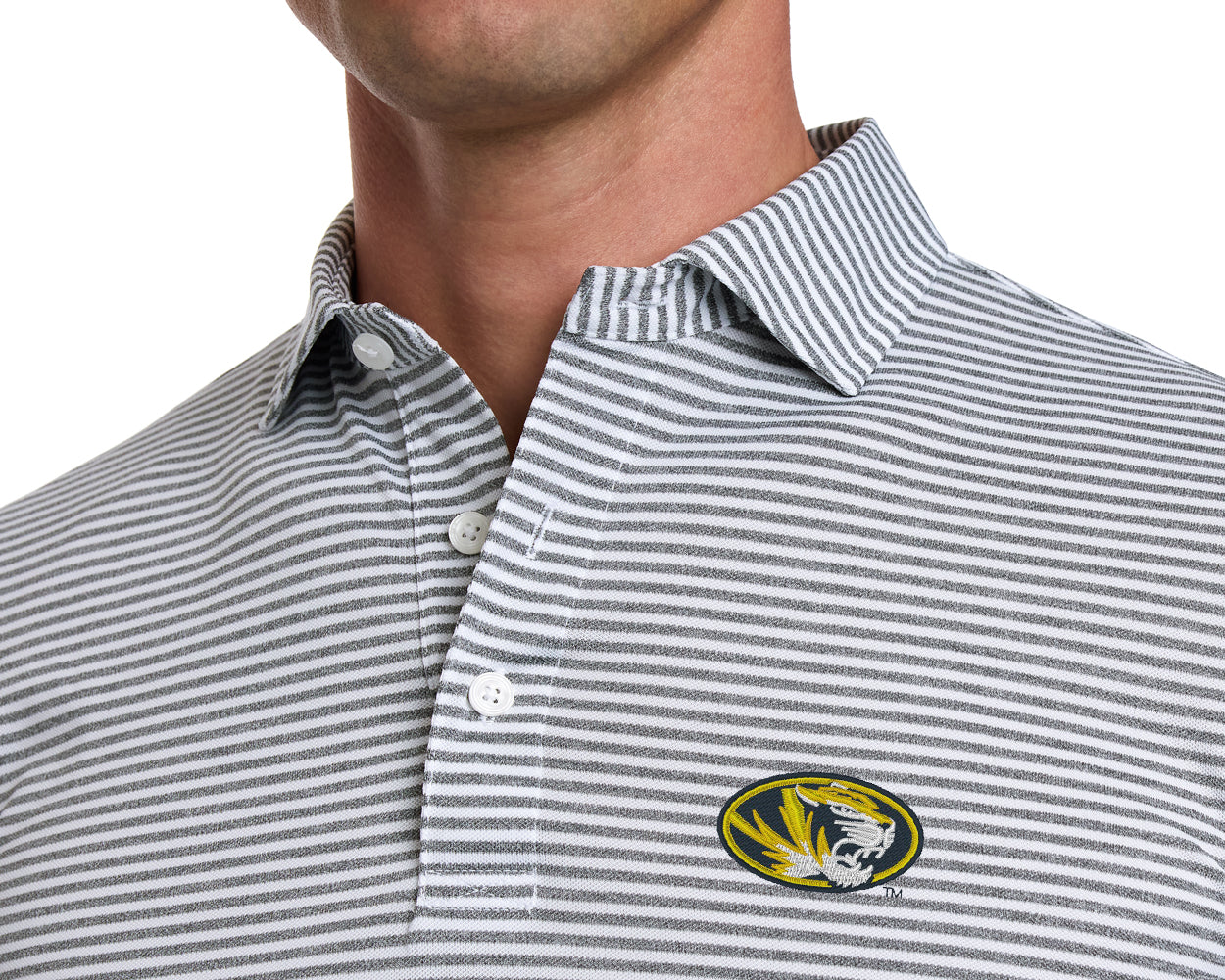 University of Missouri Maxwell Shirt: Gray & White