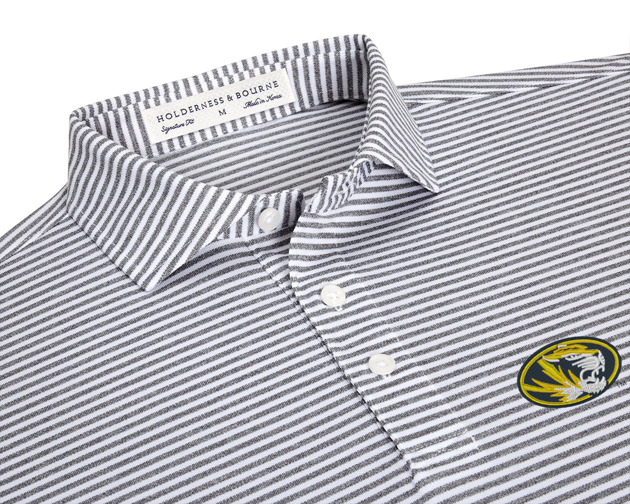University of Missouri Maxwell Shirt: Gray & White