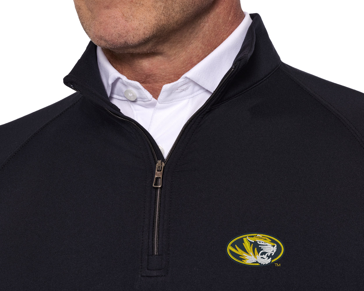 University of Missouri Westland Quarter-Zip: Black