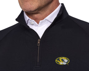 University of Missouri Westland Quarter-Zip: Black