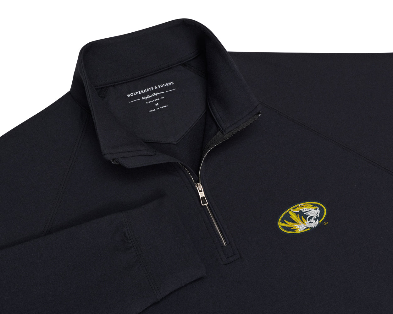 University of Missouri Westland Quarter-Zip: Black