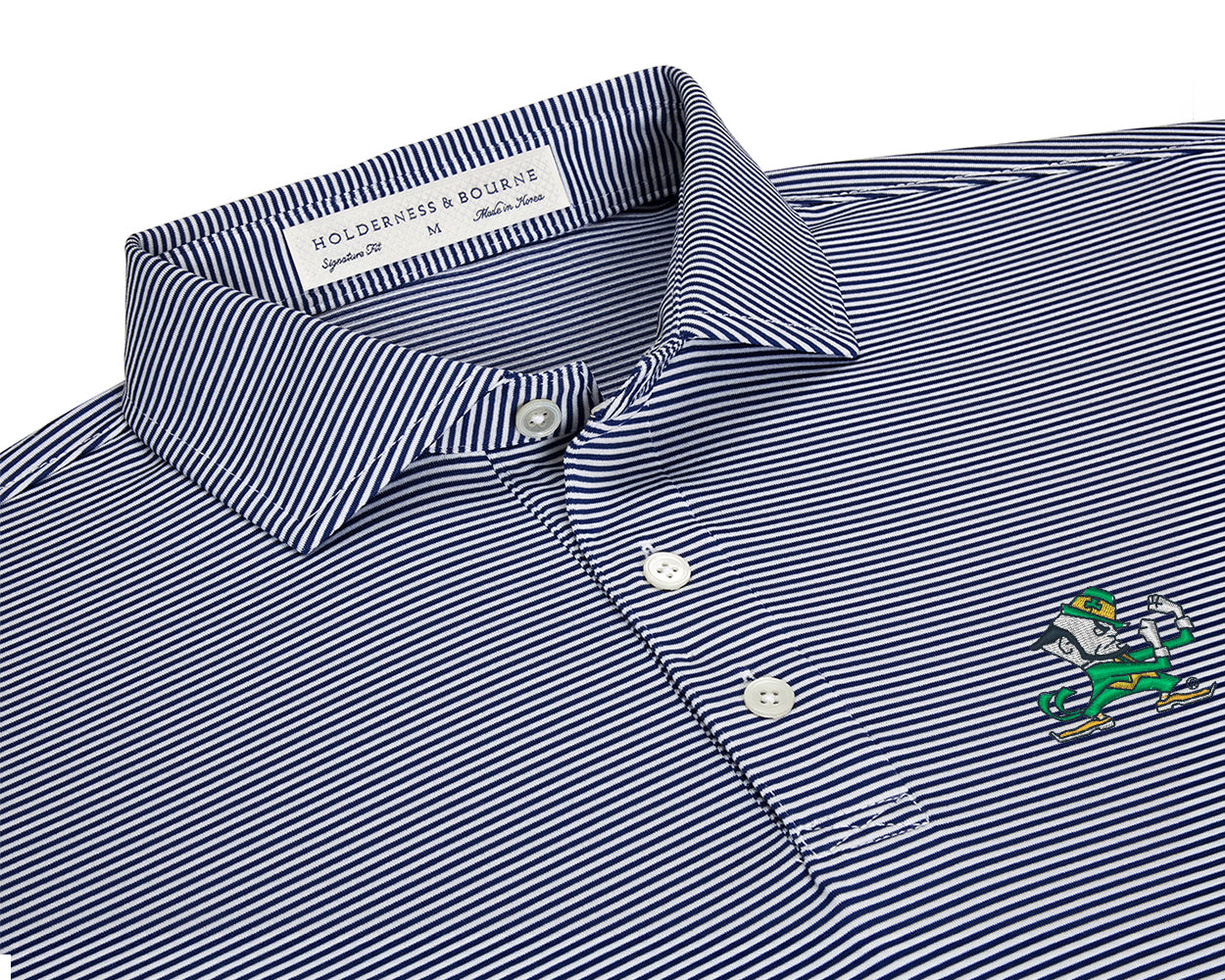 University of Notre Dame Perkins Shirt: Navy & White