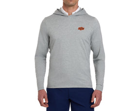 Oklahoma State University Stowe Hoodie: Heathered Gray