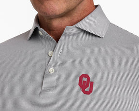 University of Oklahoma Perkins Shirt: Gray & White