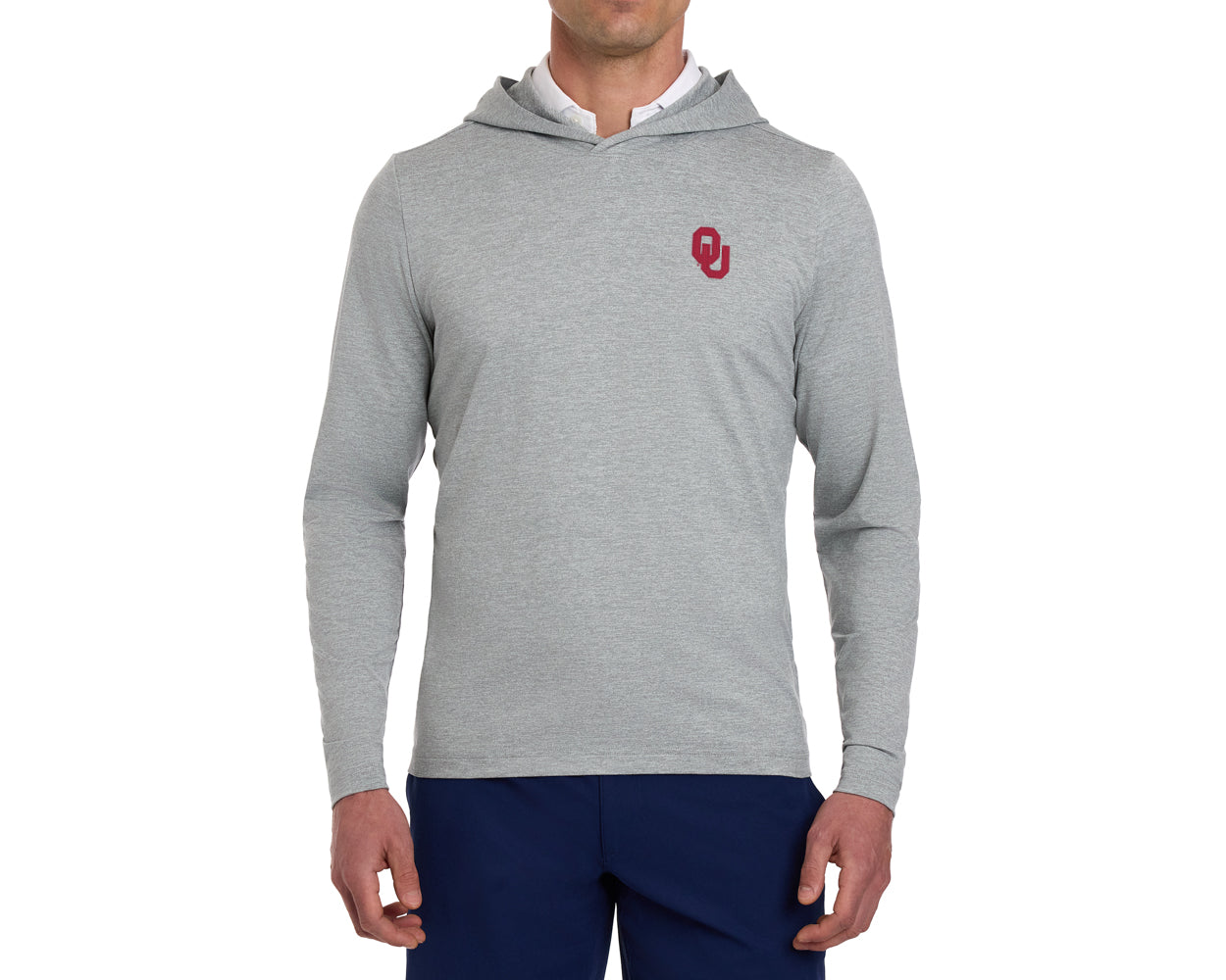University of Oklahoma Stowe Hoodie: Heathered Gray