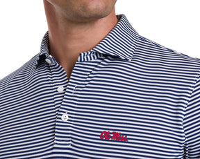 University of Mississippi Maxwell Shirt: Navy & White