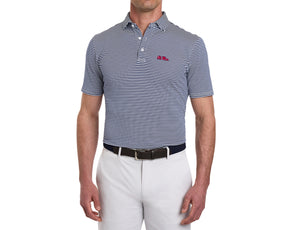 University of Mississippi Maxwell Shirt: Navy & White