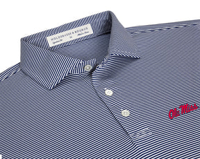 University of Mississippi Perkins Shirt: Navy & White
