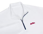 University of Mississippi Rodgers Quarter-Zip: White