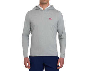 University of Mississippi Stowe Hoodie: Heathered Gray