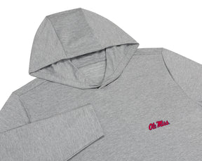 University of Mississippi Stowe Hoodie: Heathered Gray