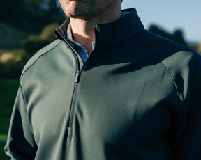 The Rodgers Quarter-Zip: Cypress