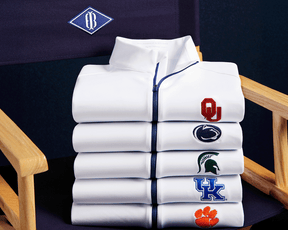 Clemson University Rodgers Quarter-Zip: White