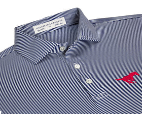 Southern Methodist University Perkins Shirt: Navy & White
