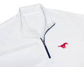 Southern Methodist University Rodgers Quarter-Zip: White