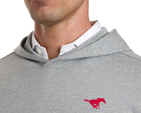Southern Methodist University Stowe Hoodie: Heathered Gray