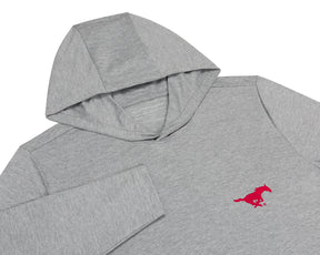 Southern Methodist University Stowe Hoodie: Heathered Gray