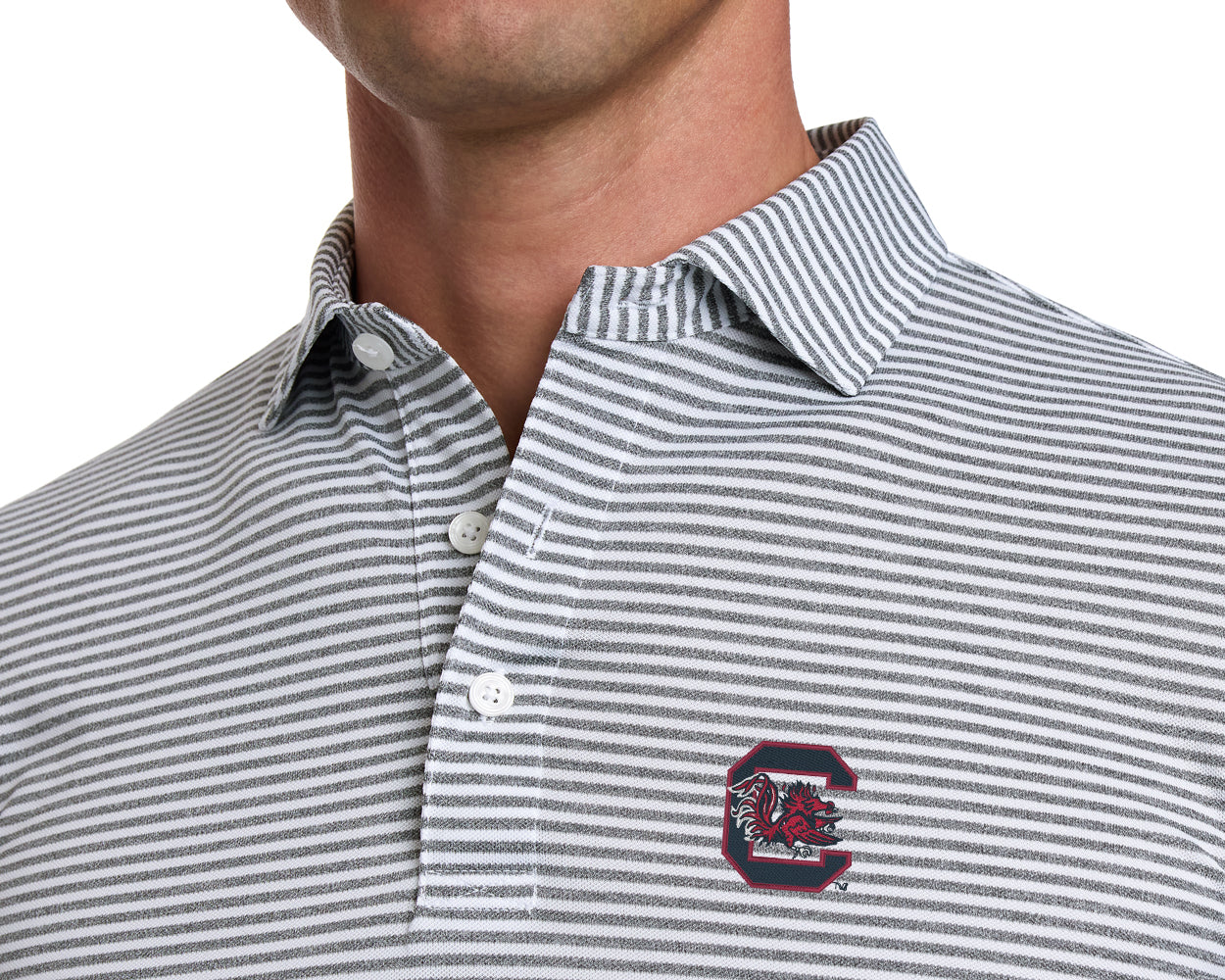 University of South Carolina Maxwell Shirt: Gray & White