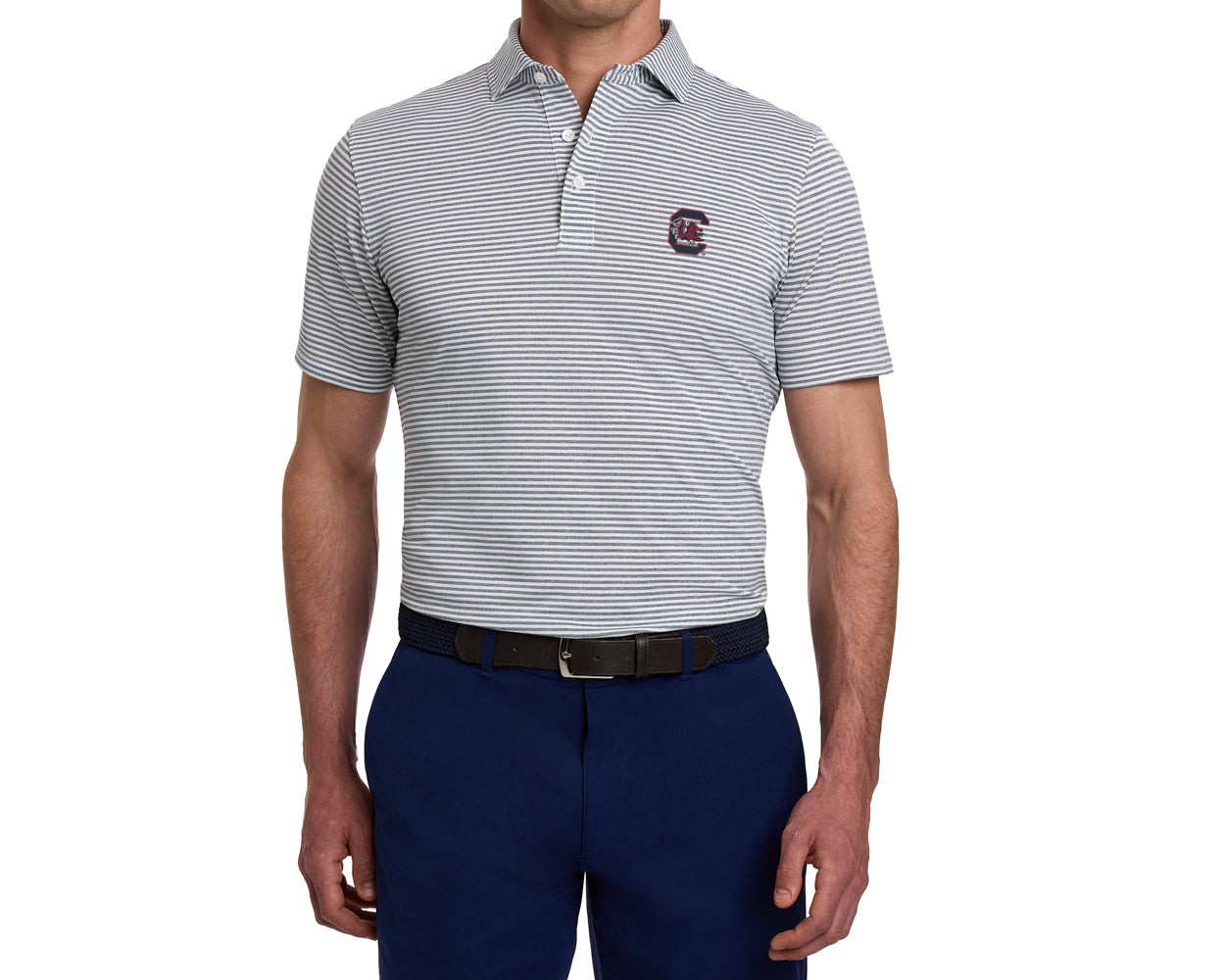 University of South Carolina Maxwell Shirt: Gray & White