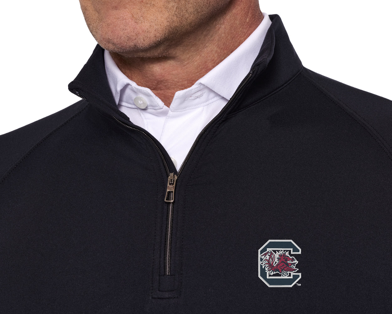 University of South Carolina Westland Quarter-Zip: Black