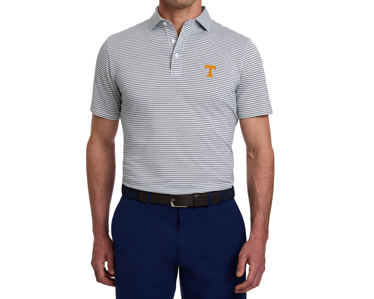 University of Tennessee Maxwell Shirt: Gray & White