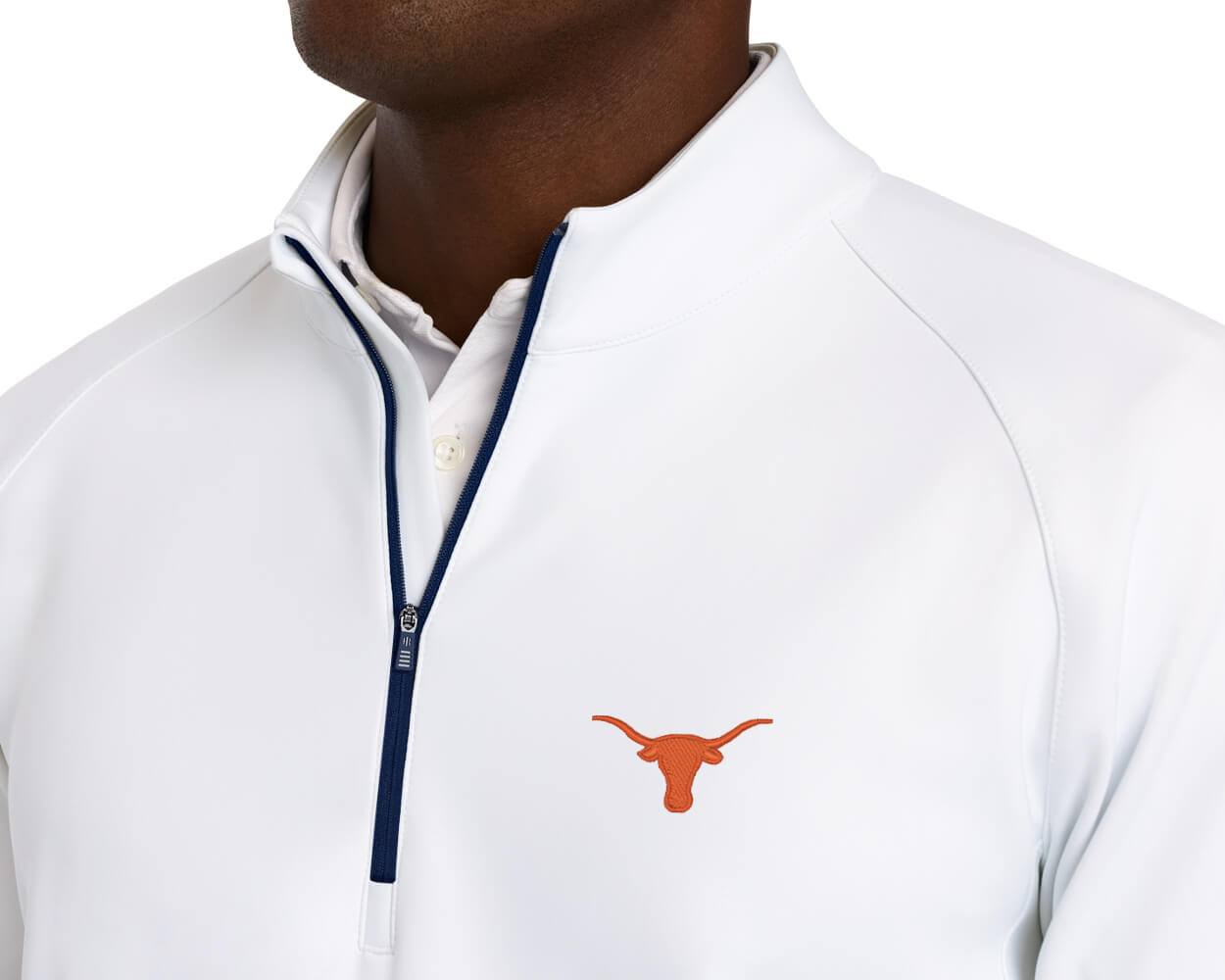 University of Texas Rodgers Quarter-Zip: White