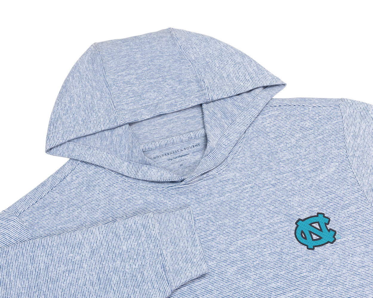 University of North Carolina Hamilton Hoodie: Pacific Blue & White
