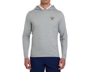 Vanderbilt University Stowe Hoodie: Heathered Gray