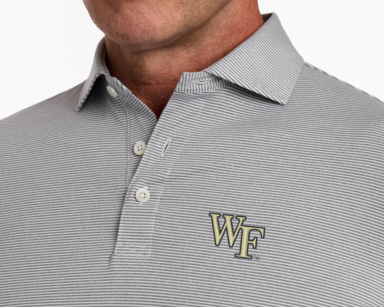 Wake Forest University Perkins Shirt: Gray & White