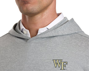 Wake Forest University Stowe Hoodie: Heathered Gray