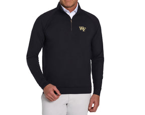 Wake Forest University Westland Quarter-Zip: Black