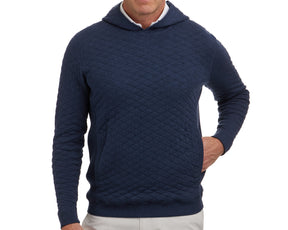 The Wallace Hoodie Sweater: Heathered Navy